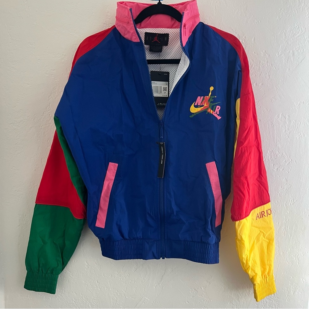 NWT Nike Air Jordan Retro Vintage Style Jacket Windbreaker